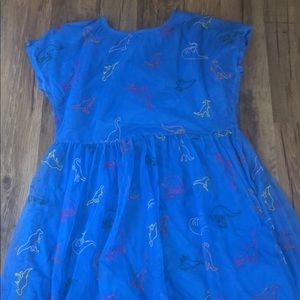 blue girls dress
